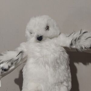 Harry Potter 12 " Hedwig Snowy Owl Puppet. Turns head and makes owl sounds. Used